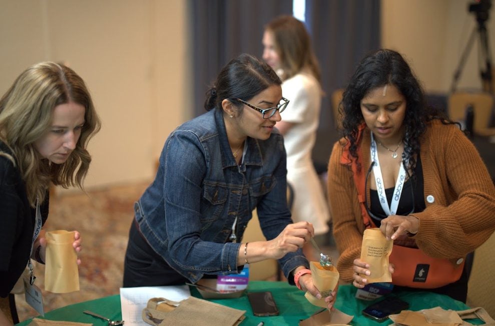 Participants compounding botanical preparations